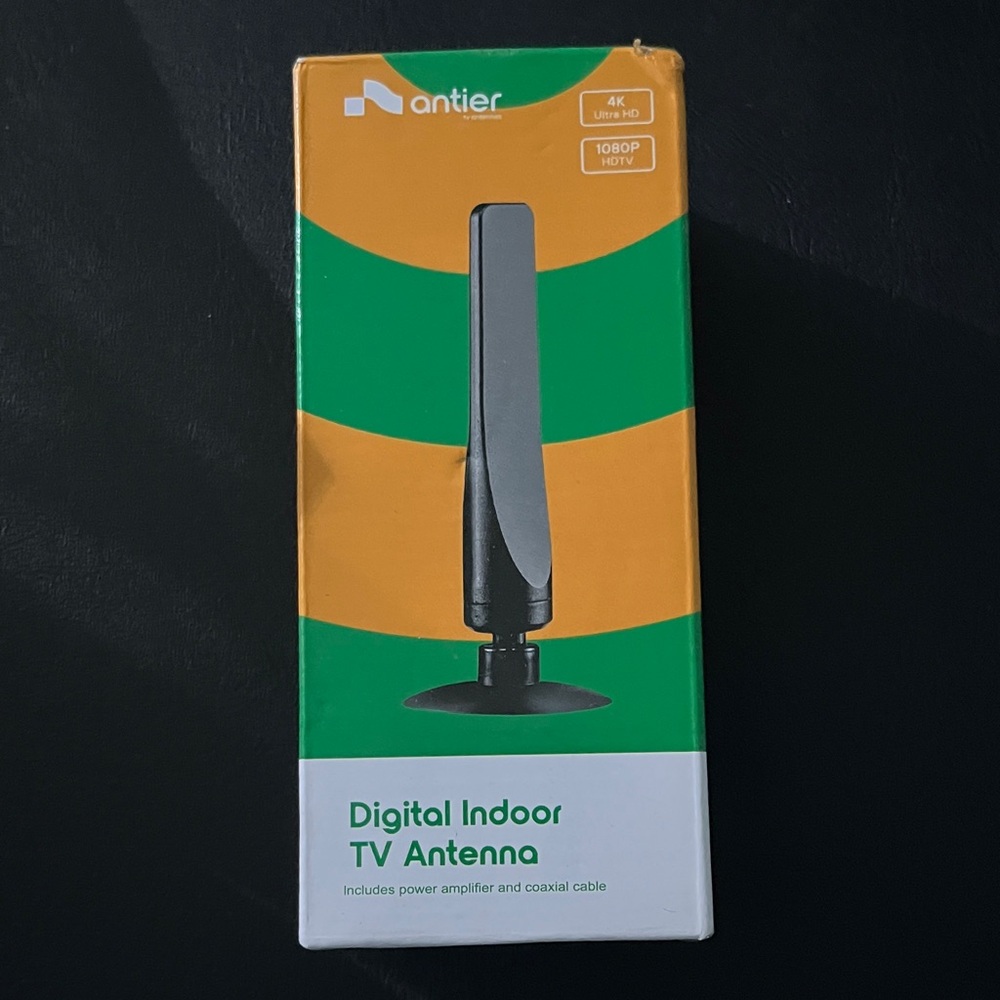Black Digital Indoor TV Antenna
